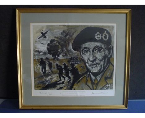 B10 The Spirit of Alamein by J Lawrence Isherwood signed by Field Marshall Montgomery of Alamein. The full title of this earl