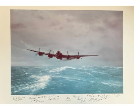 Multi-Signed Jan Walton Print. Titled "Faith". This is Artists Print Copy. Signed in pencil by Les Munro, Beck Parsons, Ken L