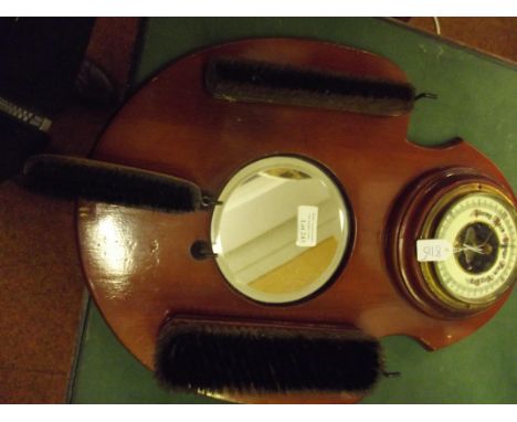 Hall Barometer and Brush Set