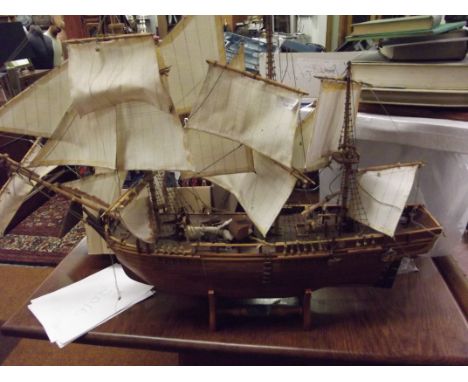 Scratch Built Model Ship 