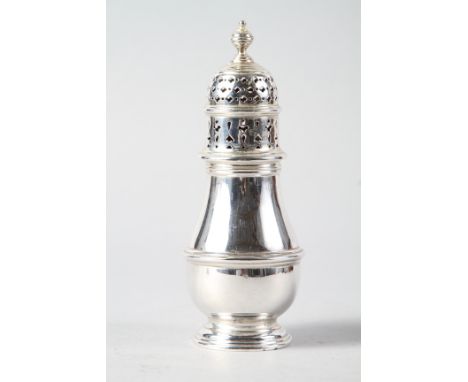 A silver sugar caster, by Mappin &amp; Webb, 6.7oz troy approx 