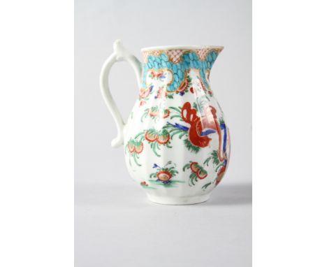A Worcester "Jabberwocky" sparrow beak jug, 4 1/2" highCondition:Chip to spout, minor rubbing to decoration 