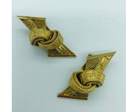 A pair of 1959 Vintage Christian Dior Bow earrings