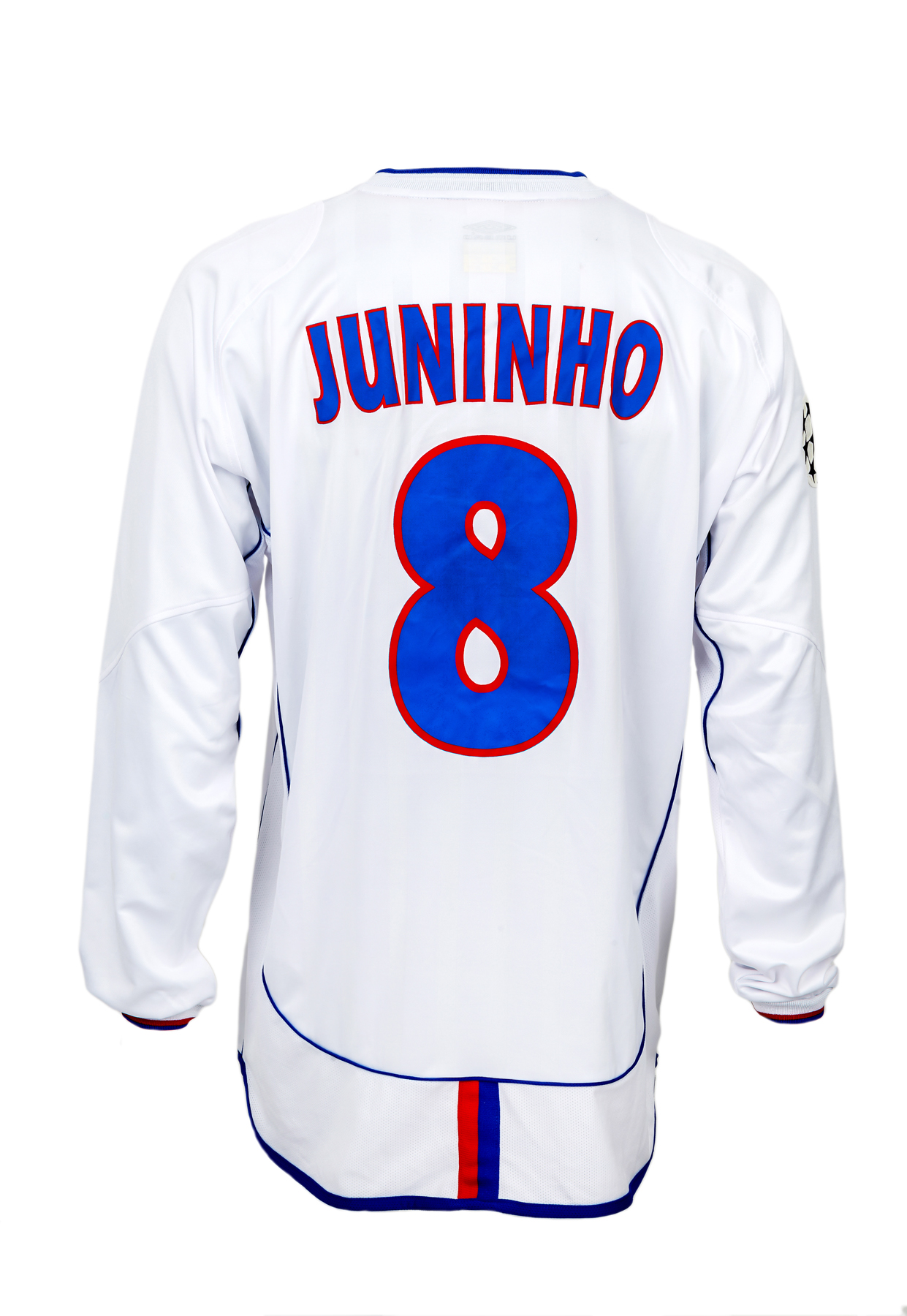 Maillot Olympique Lyonnais Edmílson 2002/2003 - Match Worn - Pièce De Collection Unique