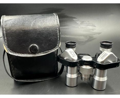 A pair of Zenith Tempest  8 x 20 Field binoculars No 6291 in carry case.