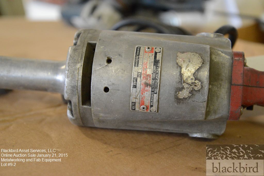 Milwaukee electric die grinder, serial number 5269378