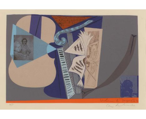 *Ceri Richards (1903-1971)'Violin d'Ingres'lithograph printed in colours, signed, inscribed with title, 'AP' and dated '70 in