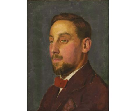Henry Lamb RA (1883-1960)Portrait of Carl Eric Bechhofer Roberts (1894-1949)oil on canvas40.8 x 30.5cmProvenance: Carl Eric B
