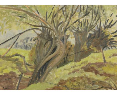 *Waveney Frederick (1911-1999)Twisted willowssigned with initials l.l., oil on canvas33 x 44cm*Artist's Resale Right may appl