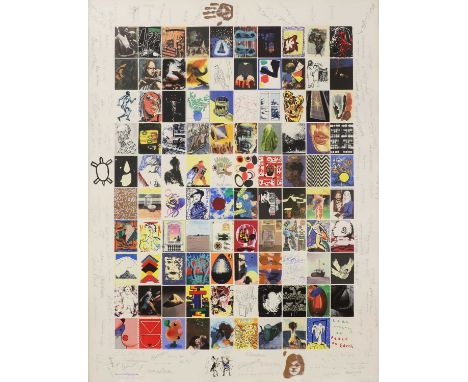 Visual Aid for Band Aid (1985)screenprint in colours, signed in pencil in the margins by all 104 contributing artists and num