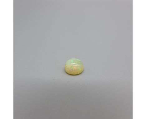 An unmounted opal, 1.21cts, a/f 
