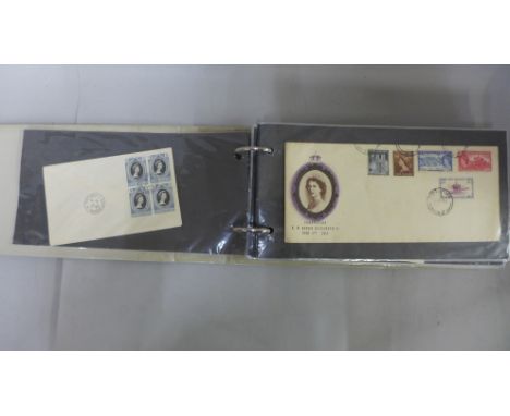 Stamps; Queen Elizabeth II Commonwealth postal history and first day covers from Coronation to 1974 (50 items) 