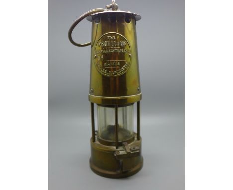 An Eccles The Protector miner's lamp 