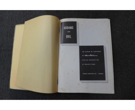 One volume, Addams and Evil, an album of cartoons by Chas Addams, First Printing, 1947