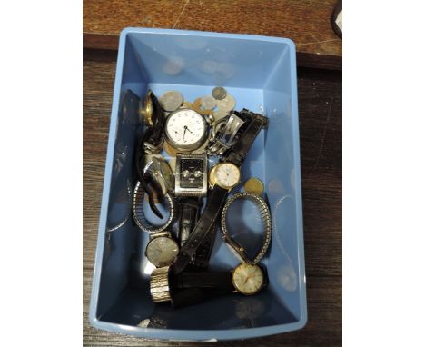 A selection of mens wristwatches and collectable coins including Rotary Technos and Reflex