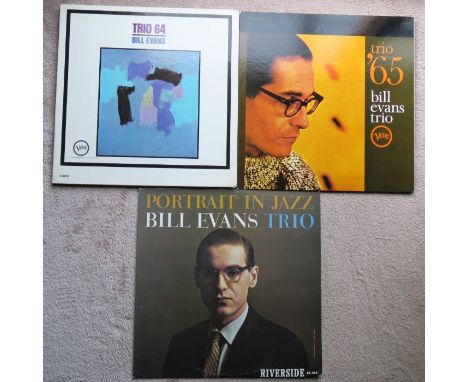 Bill Evans Trio '65 Trio 64 Portrait in Jazz (japan) vinyl albumsBill Evans Trio – Trio '65 japan import with insertThe sleev