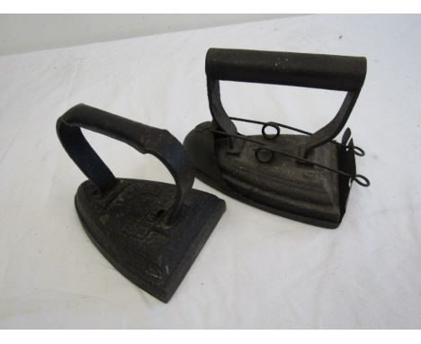 2 vintage irons