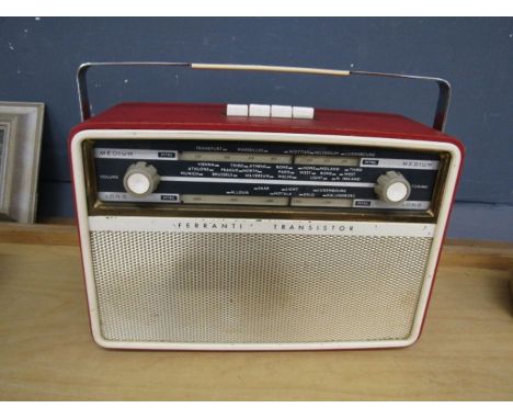 A vintage Ferranti transistor radio