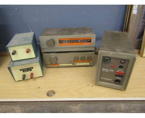 Vintage Quad amplifier and tuners etc (no leads)