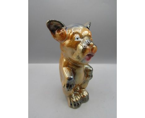Vintage lustre dog19cm tall