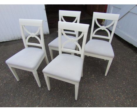 Set of 4 M&amp;S upholstered dining chairs&nbsp;