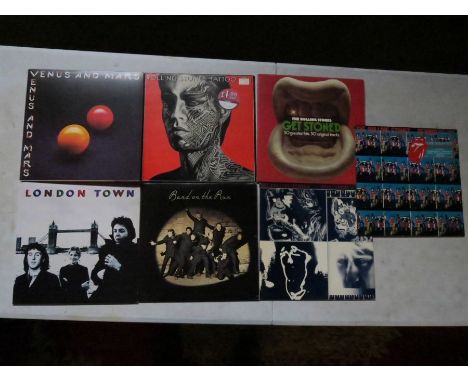 Paul McCartney & Rolling Stones lot of 7 Vinyl Albums BeatlesDomestic and International (some restrictions) postage is availa