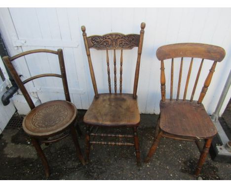 3 vintage chairs