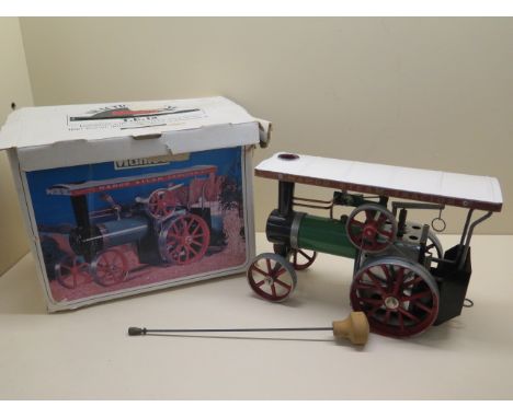 A MAMOD T.E.I.A traction engine boxed, top cover has been repainted 