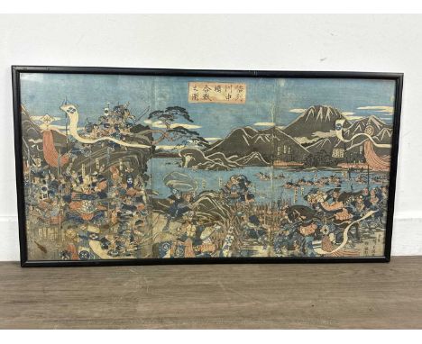 UTAGAWA KUNIYOSHI (1797-1861), JAPANESE WOODBLOCK PRINT, EDO PERIOD (1615-1868), EARLY 19TH CENTURY depicting various warrior
