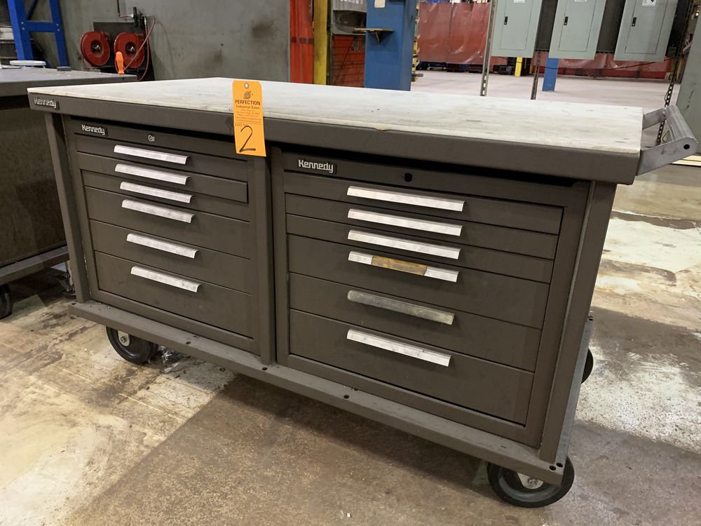 Kennedy Rolling Cart w/ (2) Kennedy Tool Boxes