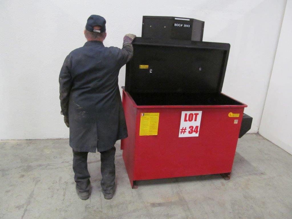 SAFETYKLEEN PARTS WASHER MODEL 81R, S/N 81006552 D6, AIR SUPPLY