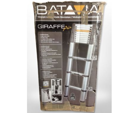 A Batavia Giraffe telescopic ladder in box 