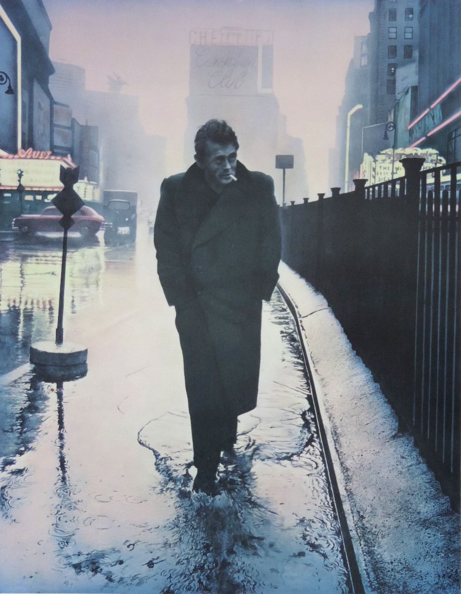 Gottfried HELNWEIN (1948 ?). Boulevard of broken dreams, James Dean