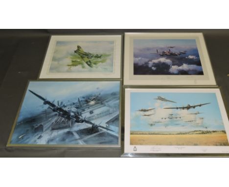 Gordon Sage, For Faith and Freedom, lithograph, 251/850, published to commemorate 80 years of RAF operations from Waddington,