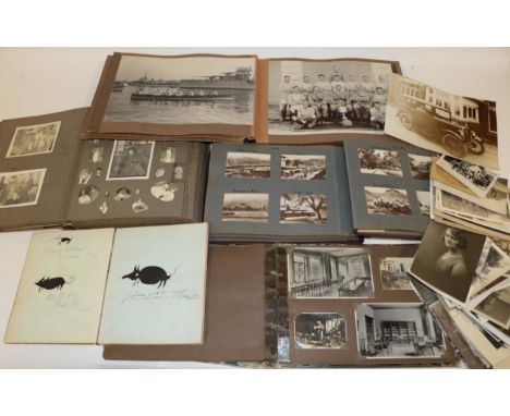 British Colonies Four albums of photographs, 1910s-20s, includes views of Jamaica, (Newcastle), Malta, Egypt (Khartoum) and t