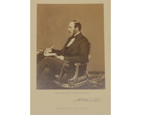 Mayall, John Jabez Edwin Series of Photographs of Eminent Men. Messrs Marion &amp; Co., 152 Regent St., 1862. Seven albumen p