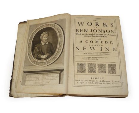 Jonson, Ben The Works of Ben Jonson, Which were formerly Printed in Two Volumes, are now Reprinted in One. To which is added 