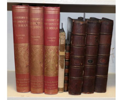 Page, William (ed.). The Victoria County History of Durham. Archibald Constable, 1905-7 and St Catherine Press, 28. 4to (3 vo
