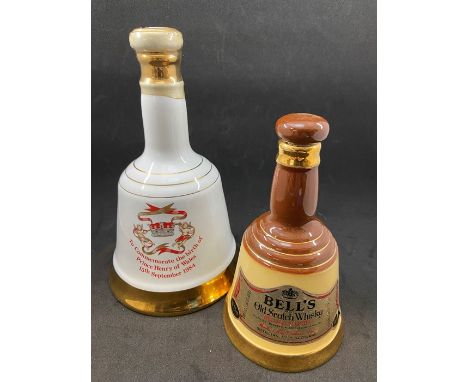 Bell's Scotch Whisky: 1984 commemorative full decanter, the birth of Prince Henry of Wales 15 September 1984(Harry), 50cl, 40