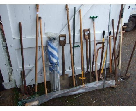 Qty of Assorted Garden Tools