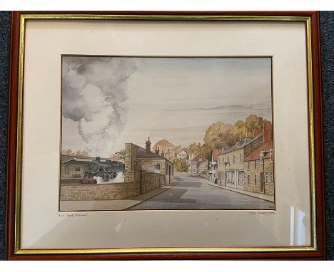 Derek Firth signed limited edition print of Park Street, Pickering, signed "Firth" in bottom right and written in pencil on m