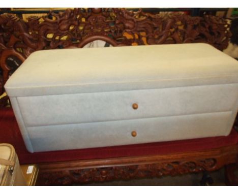 Stuart Jones 2 Draw Upholstered Pouffe  