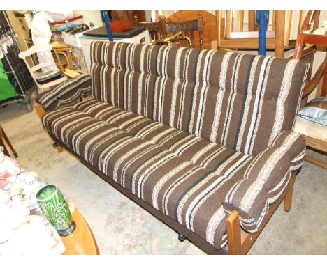 Retro 20th century design Sofa / bed for reupholstery 