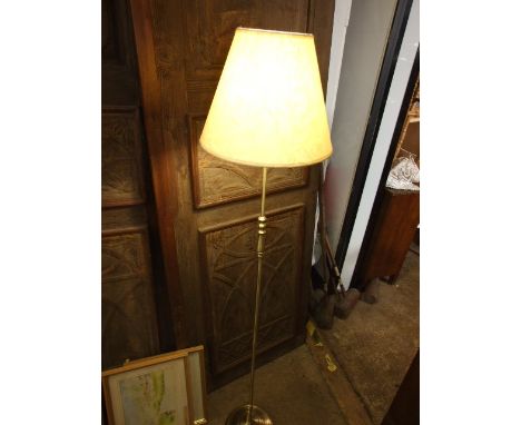 Modern Brass Effect Standard Lamp