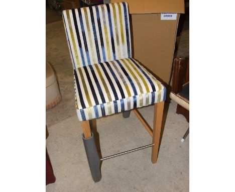 Alexa Barstool Light Legs fabric Kandinsky ( VAT on hammer price )