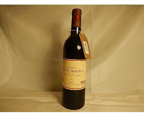 1 bottle of 1978 Ch Lynch Moussas, Grand Cru, Pauillac R  