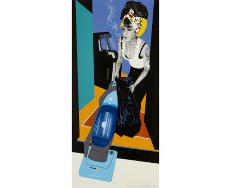 [§] GERALD LAING (BRITISH 1936-2011)DOMESTIC PERSPECTIVE - 2009 Signed and inscribed with title and dated in pencil to margin