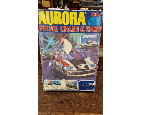 Aurora AFX GX2750 'Police Chase' Scalextric Style Motor Racing Toy Set