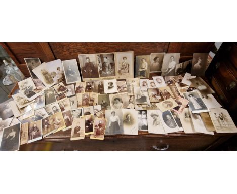 Vintage and some Antique Postcard assortment, of Women, Children &amp; Families - two photos