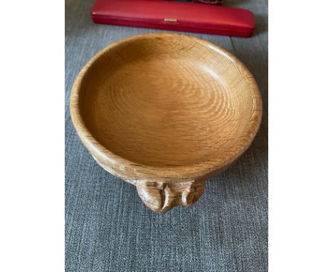 Mouseman (Robert Thompson) Yorkshire Oak Wooden Bowl